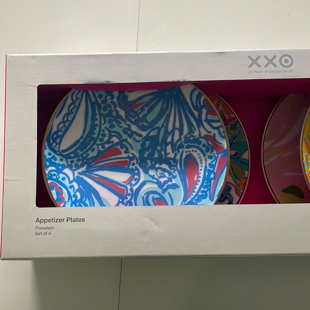 New Lilly Pulitzer for Target Appetizer Plates